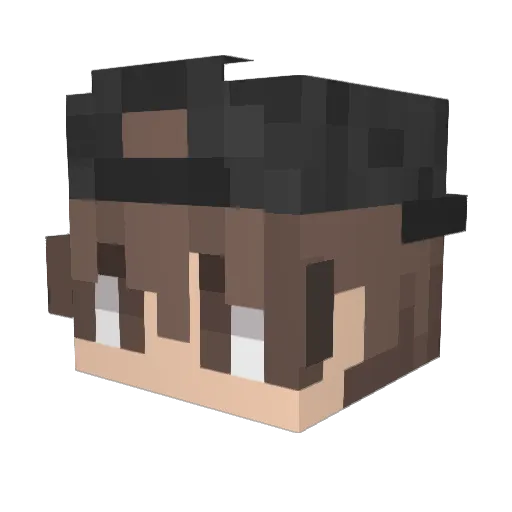 Yohanxd Minecraft avatar head, 3D render