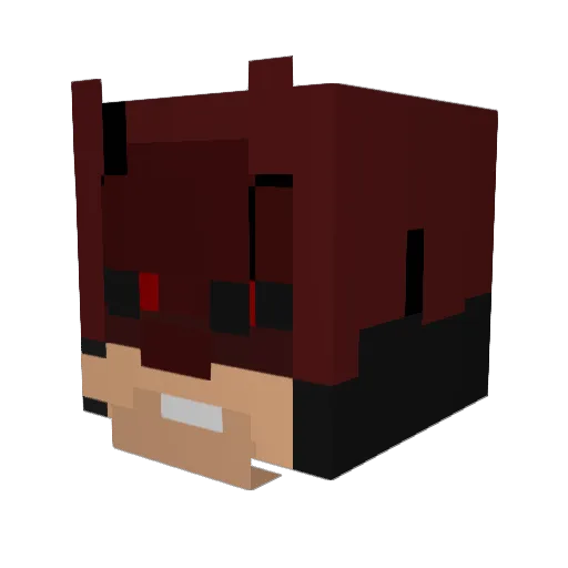 Yohi_Mitsu Minecraft avatar head, 3D render