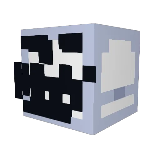 Yohuzer Minecraft avatar head, 3D render