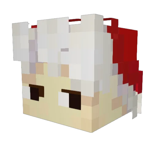 YoiSoe Minecraft avatar head, 3D render