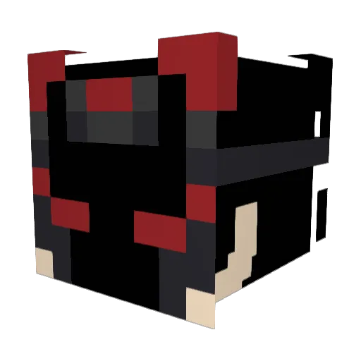 YoichiSleepy_ Minecraft avatar head, 3D render