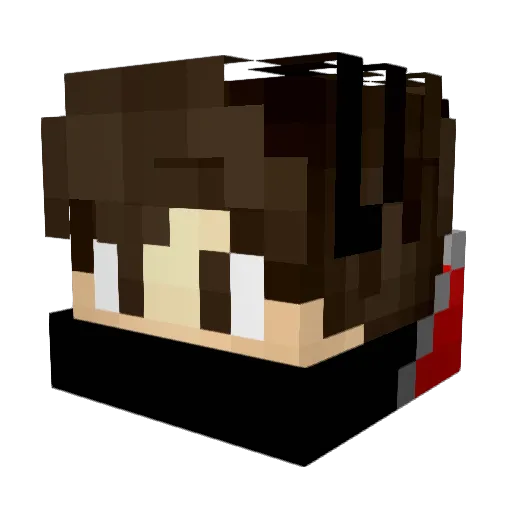 YoidzerGaming Minecraft avatar head, 3D render