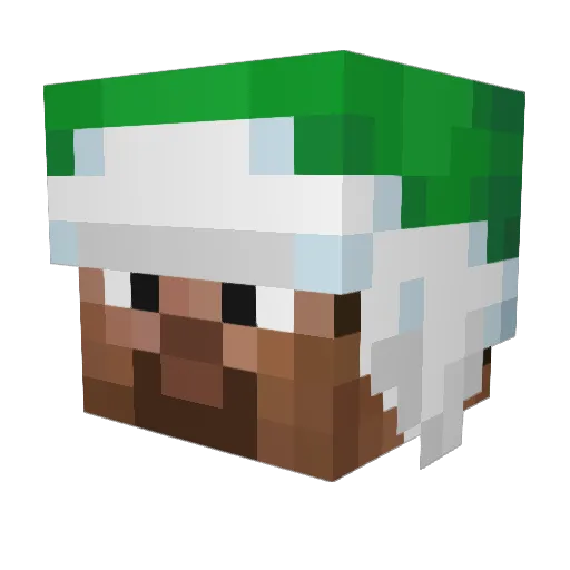 Yoikn Minecraft avatar head, 3D render