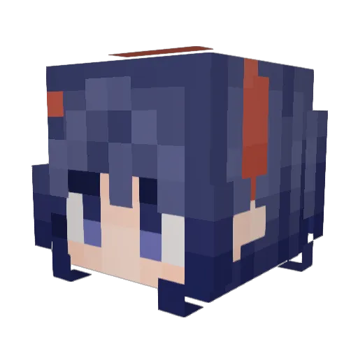 YoilHan Minecraft avatar head, 3D render
