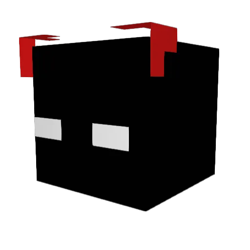 Yoincy Minecraft avatar head, 3D render