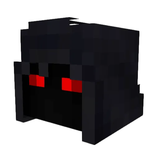 YoiteShinigami Minecraft avatar head, 3D render