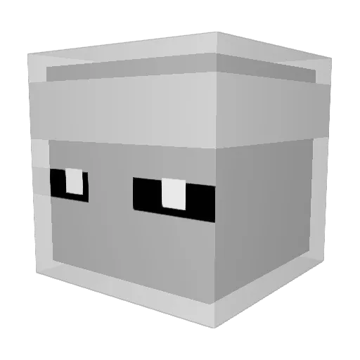 Yokbob Minecraft avatar head, 3D render