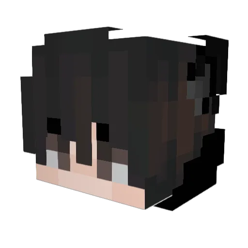 Yoker_Gamer Minecraft avatar head, 3D render