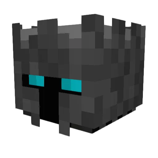 Yokiz Minecraft avatar head, 3D render