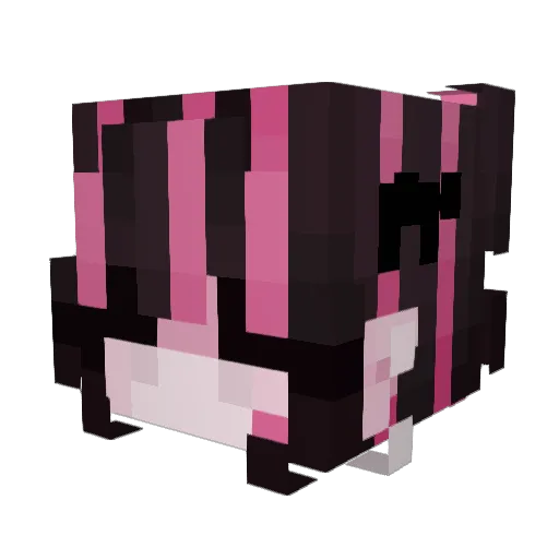 Yokoooooo Minecraft avatar head, 3D render