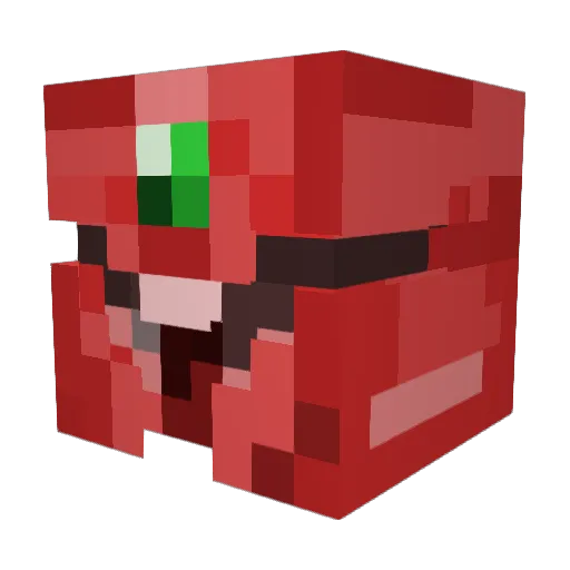 Yolangs Minecraft avatar head, 3D render