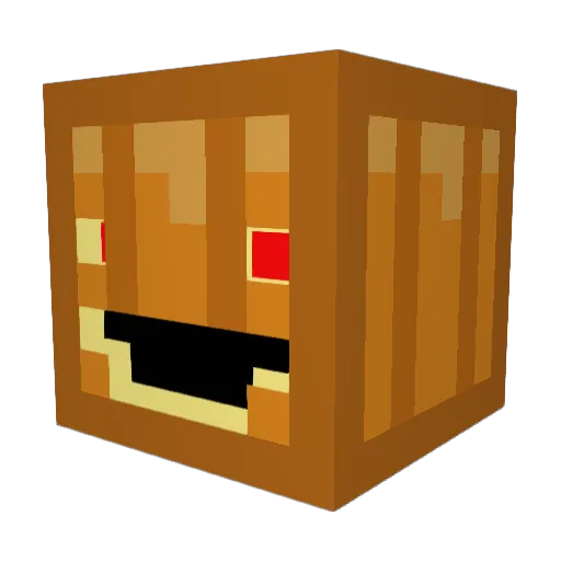 YolkaSun Minecraft avatar head, 3D render