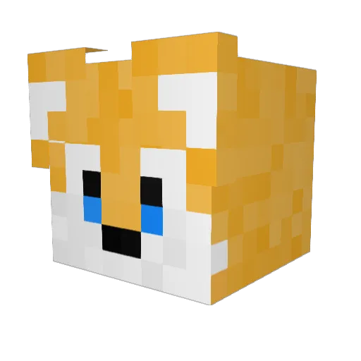 YolkyGoblin Minecraft avatar head, 3D render