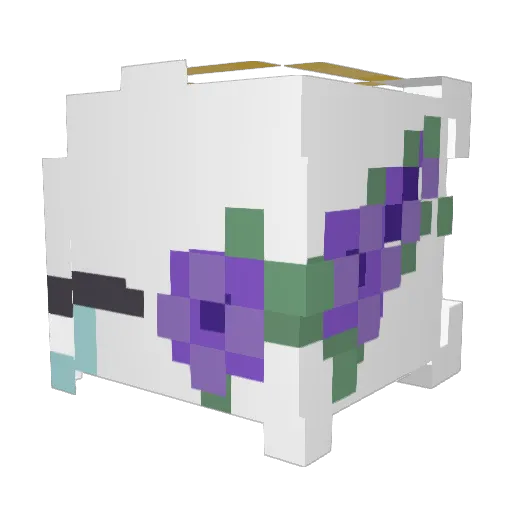 Yolmmi Minecraft avatar head, 3D render