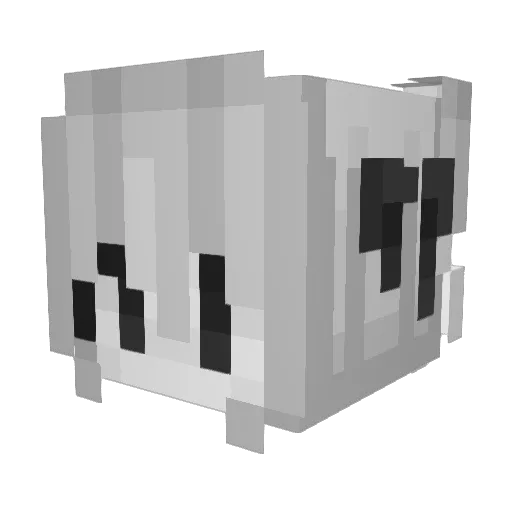 Yolo282 Minecraft avatar head, 3D render