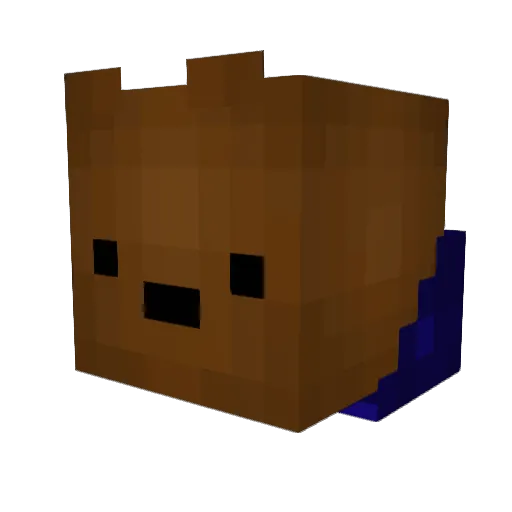 YoloCraft210105 Minecraft avatar head, 3D render
