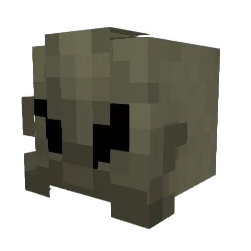 YoloHeyCraft Minecraft avatar head, 3D render