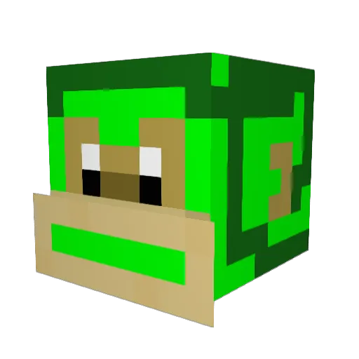 YoloSwagist Minecraft avatar head, 3D render