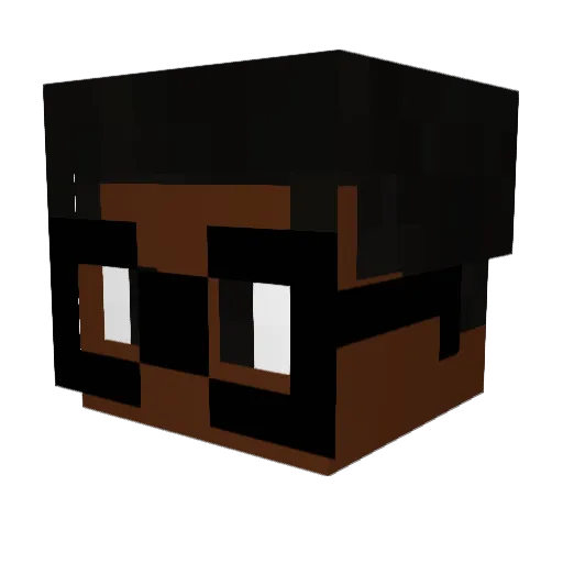 Yolo_Jake_GG Minecraft avatar head, 3D render