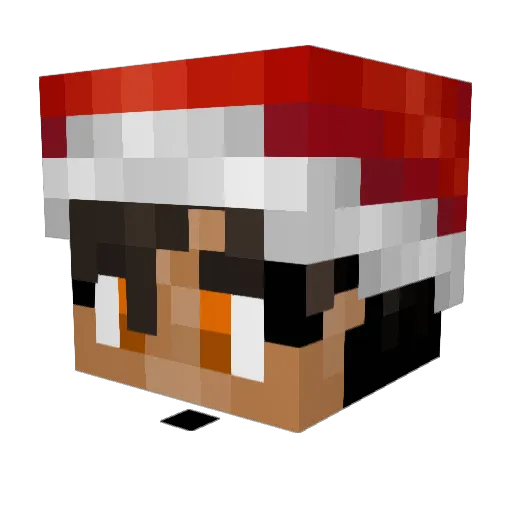 Yolomizer Minecraft avatar head, 3D render
