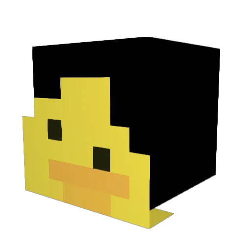 Yolopolow Minecraft avatar head, 3D render