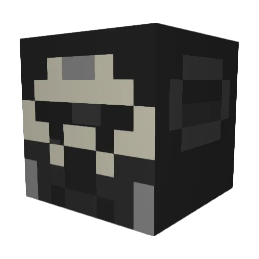 Yolotron Minecraft avatar head, 3D render