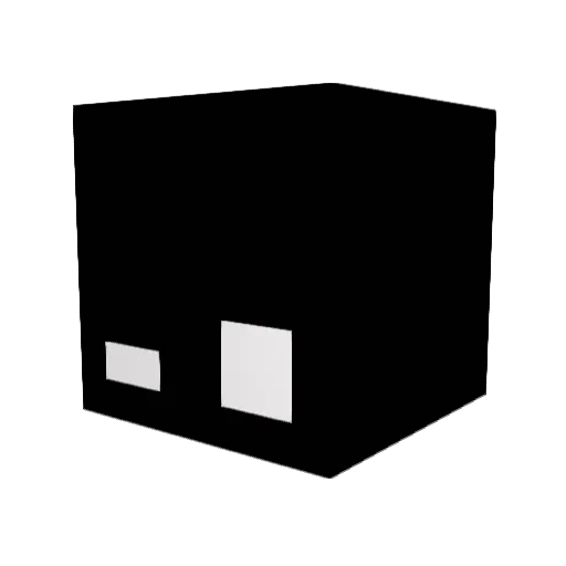 Yomann_ Minecraft avatar head, 3D render