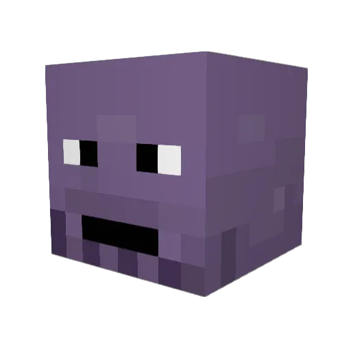 Yomastaboi Minecraft avatar head, 3D render