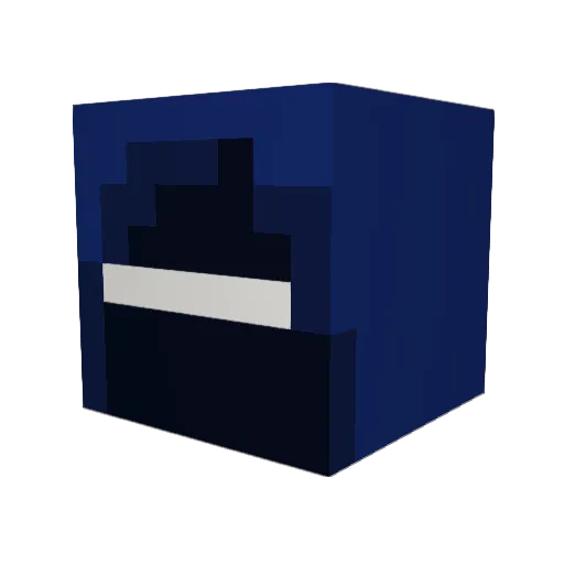 Yommrs Minecraft avatar head, 3D render