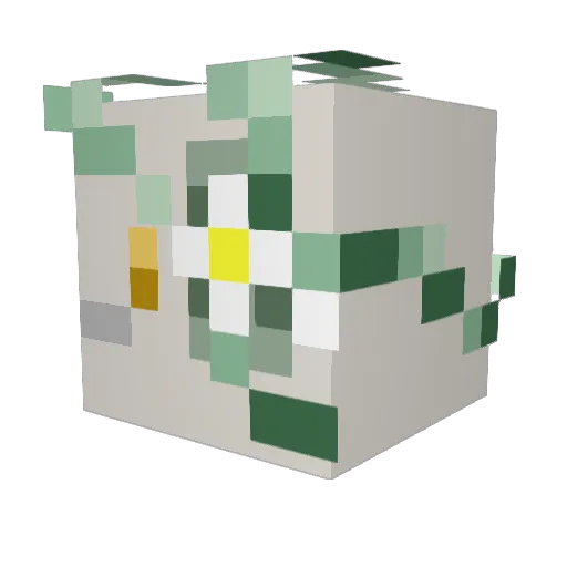 Yonari_VRS Minecraft avatar head, 3D render
