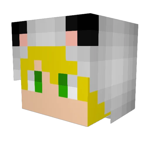 Yonatan01 Minecraft avatar head, 3D render