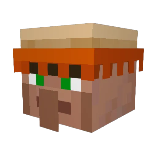Yondo246 Minecraft avatar head, 3D render