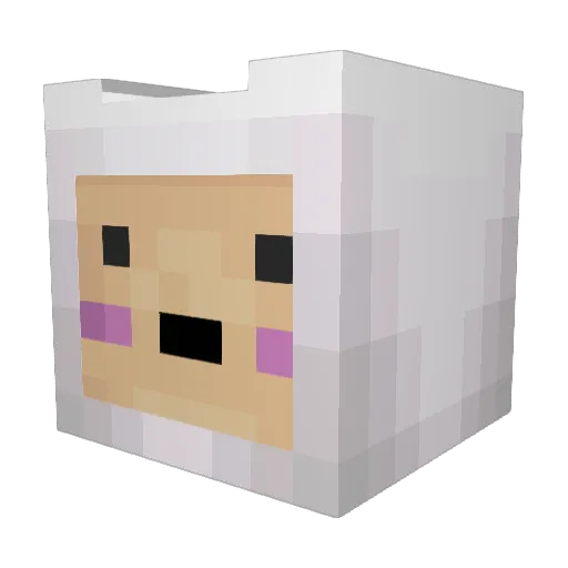 YongFang_0519 Minecraft avatar head, 3D render