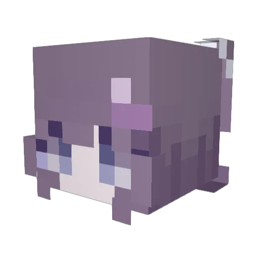 YongHengMuLin Minecraft avatar head, 3D render