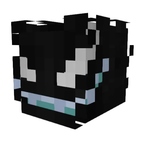 Yong__feng Minecraft avatar head, 3D render