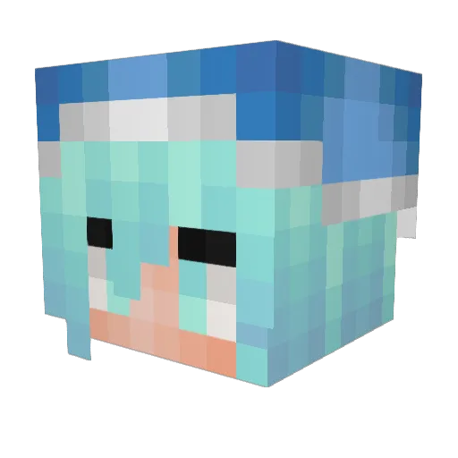 Yongzhen0311 Minecraft avatar head, 3D render