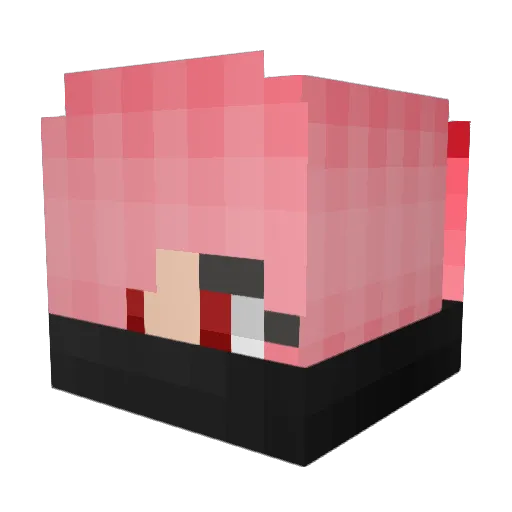 Yonii_ Minecraft avatar head, 3D render