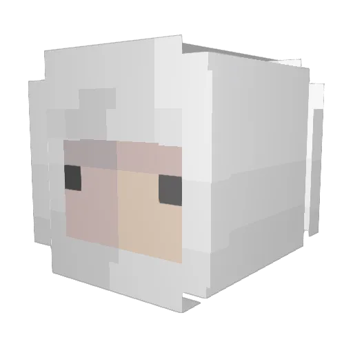 YonkoAle Minecraft avatar head, 3D render