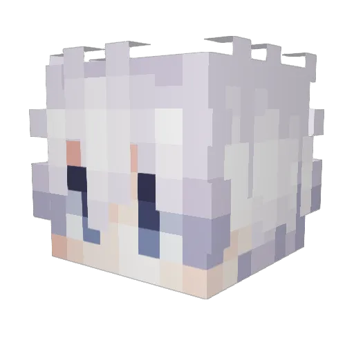 YonkoFHD Minecraft avatar head, 3D render