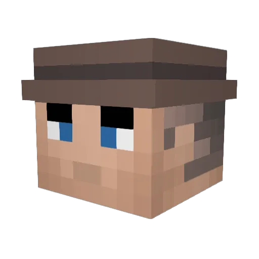 Yonny_G Minecraft avatar head, 3D render