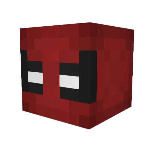 Yony90 Minecraft avatar head, 3D render