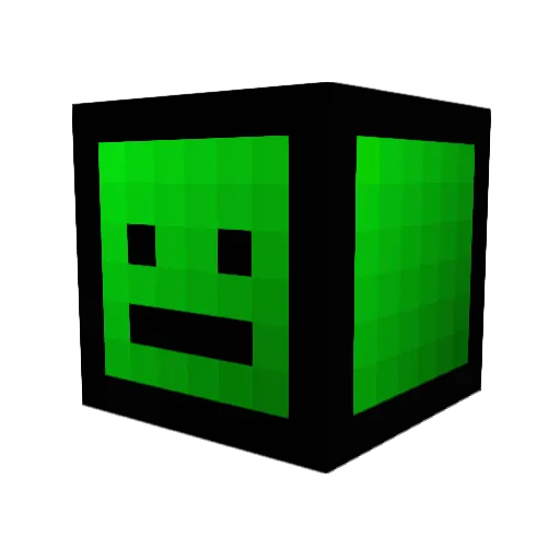 YooRang Minecraft avatar head, 3D render