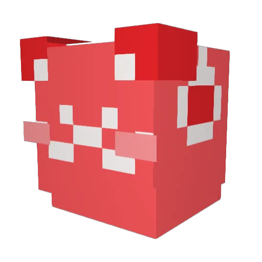 Yoo_ES2 Minecraft avatar head, 3D render