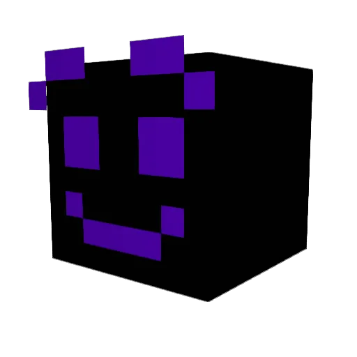 Yoohoo22 Minecraft avatar head, 3D render