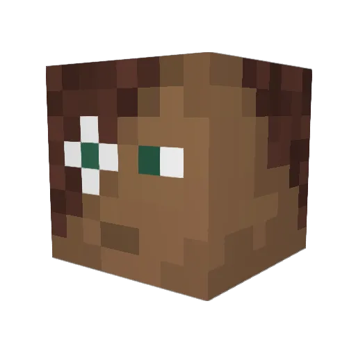 YoomarXD Minecraft avatar head, 3D render