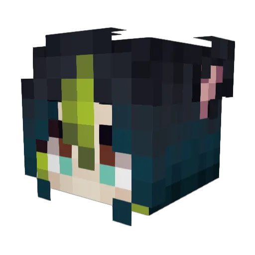 YoonSeokYeol337 Minecraft avatar head, 3D render