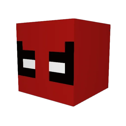 Yoonsoug777 Minecraft avatar head, 3D render