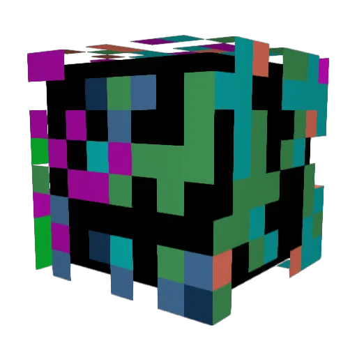 YoquandaJones Minecraft avatar head, 3D render