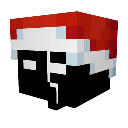 YorikTheRed Minecraft avatar head, 3D render