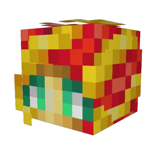YorkYveltal Minecraft avatar head, 3D render